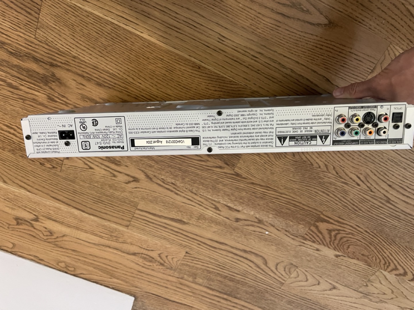 Panasonic DVD/CD Player - photo 3