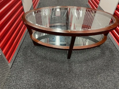 glass coffee table