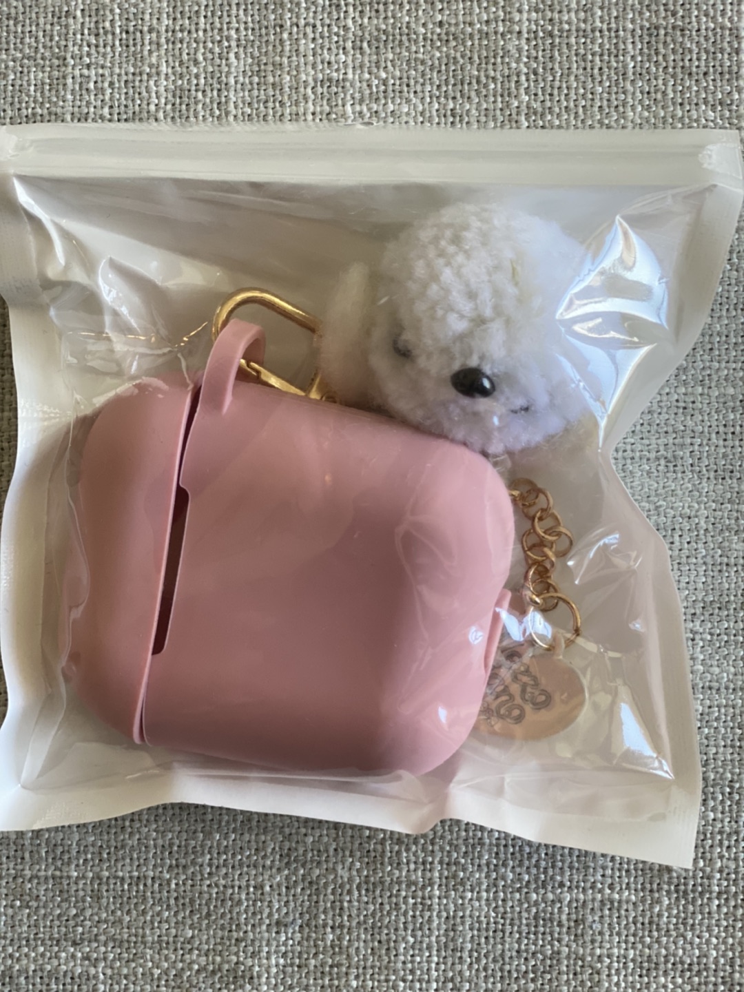 Silicone Case with chain and toy for AirPods headphones1/2 - photo 5
