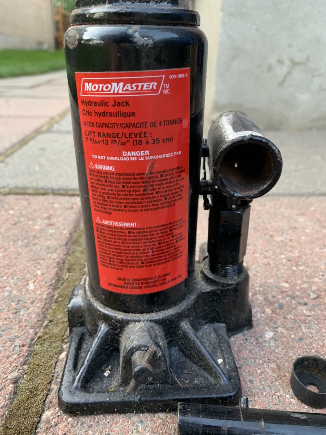 4 ton Motomaster hydraulic jack
 - photo 2