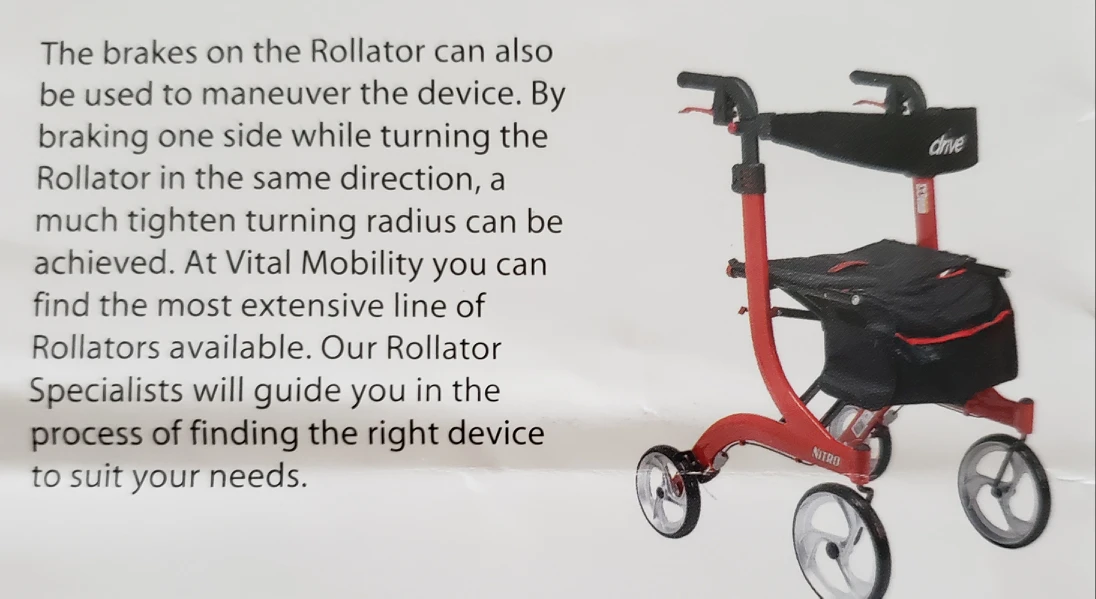 Nitro Drive walker for seniors - photo 4