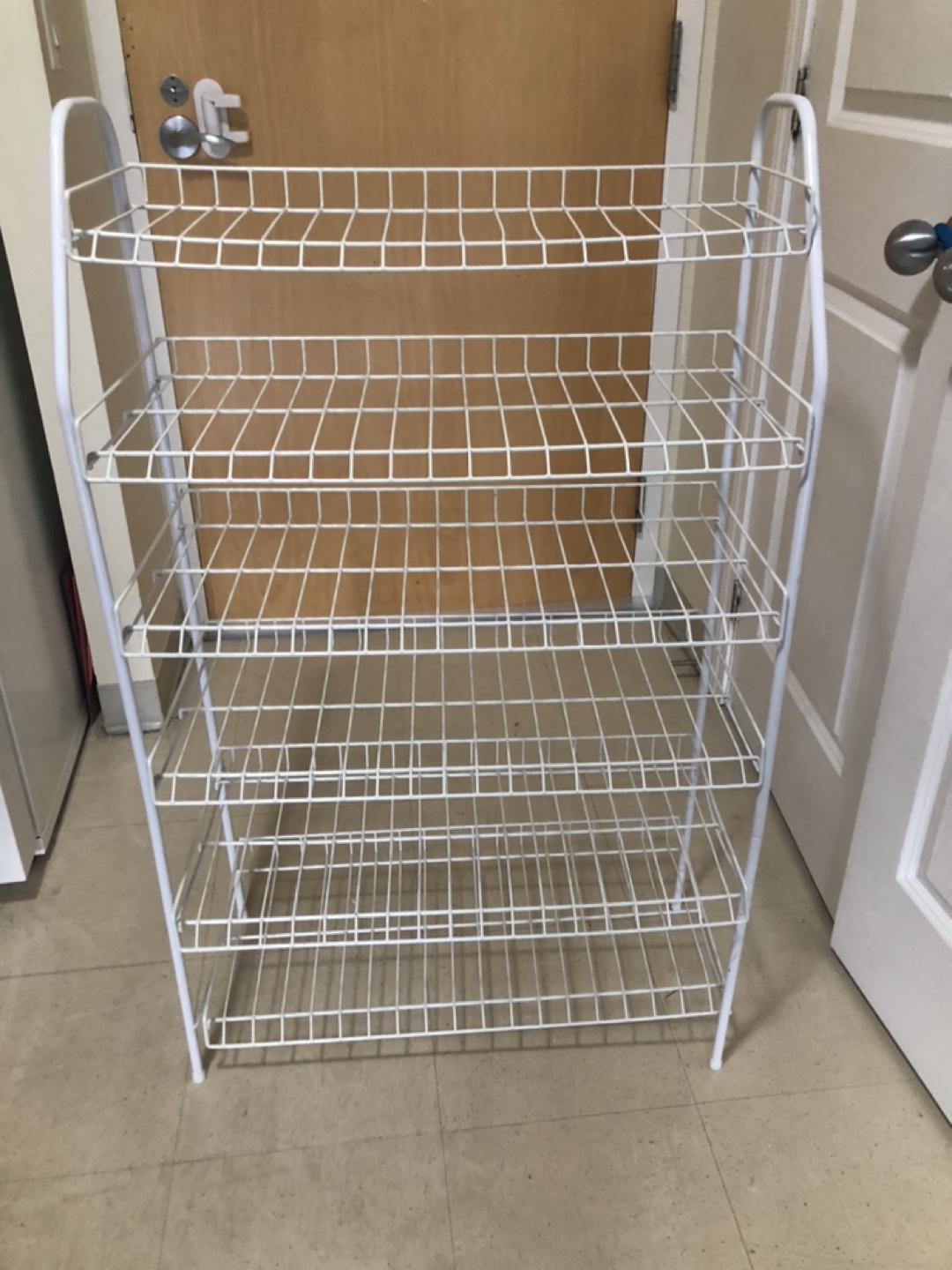 6 tier shoe rack. 