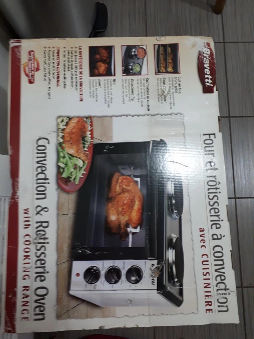convection and rotisserie oven with cooking range - photo 2