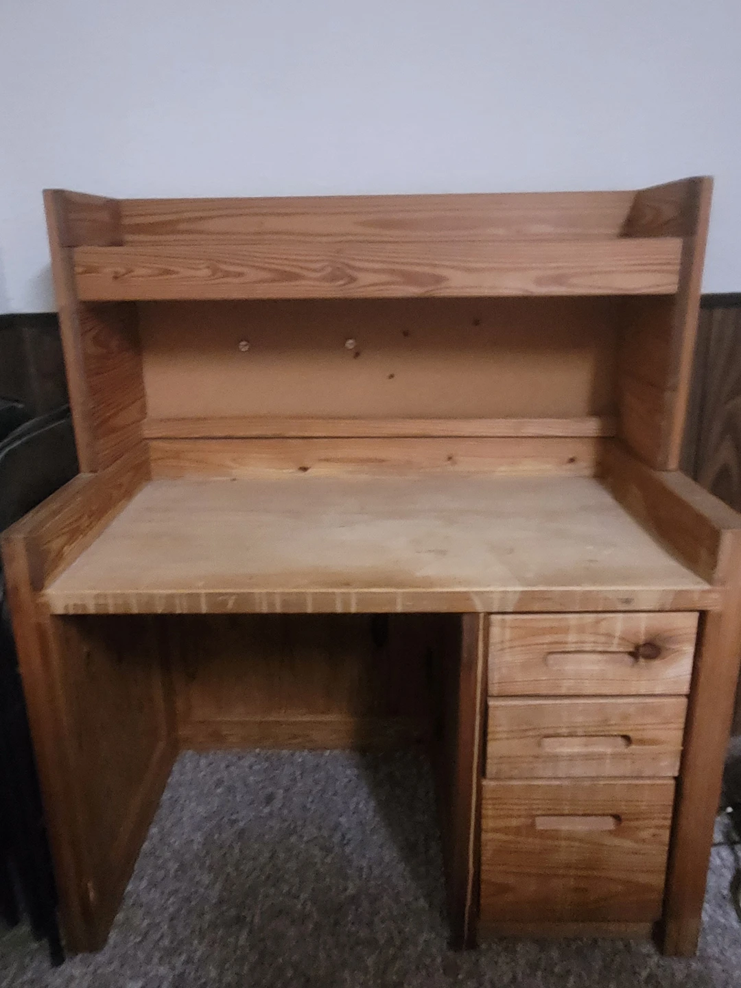 Wooden desk