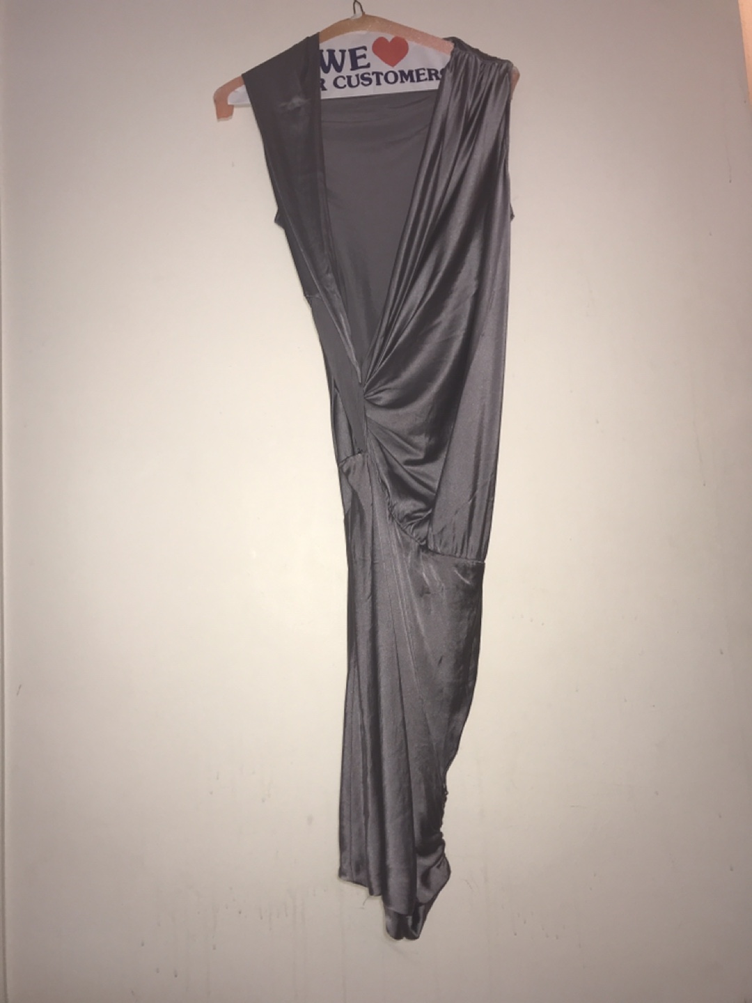 Patrizia pepe firenze glossy silk dress, 40/xs/s - photo 5