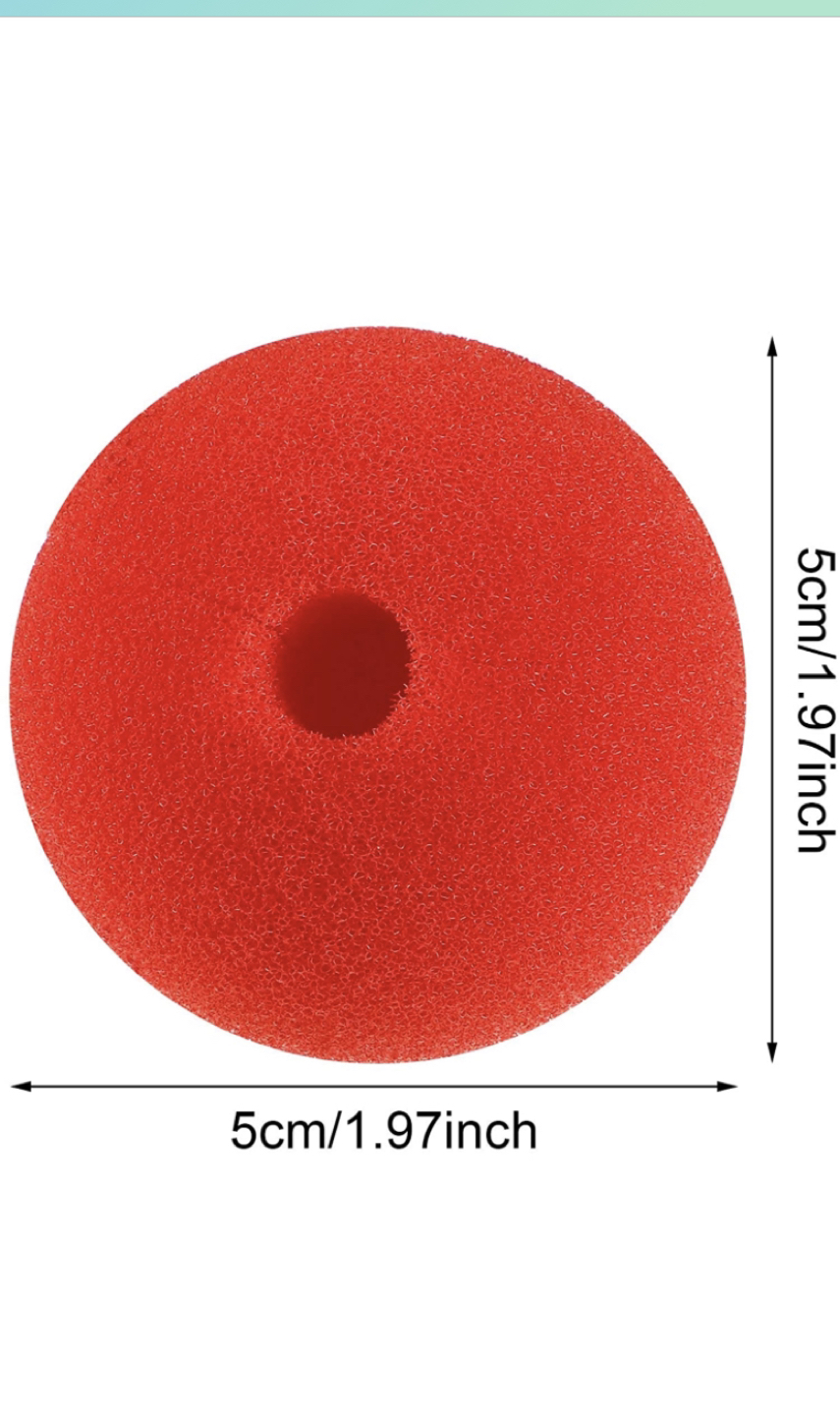 Foam red noses  - photo 2