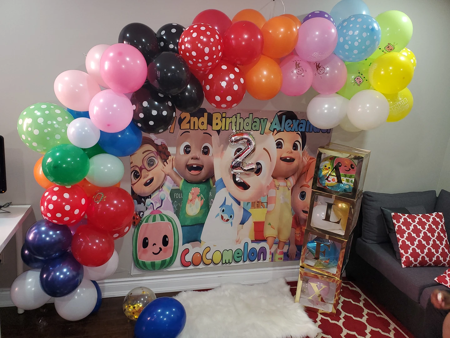 Happy 2nd birthday banner for sale...For anyone names Alexnader. thumbnail