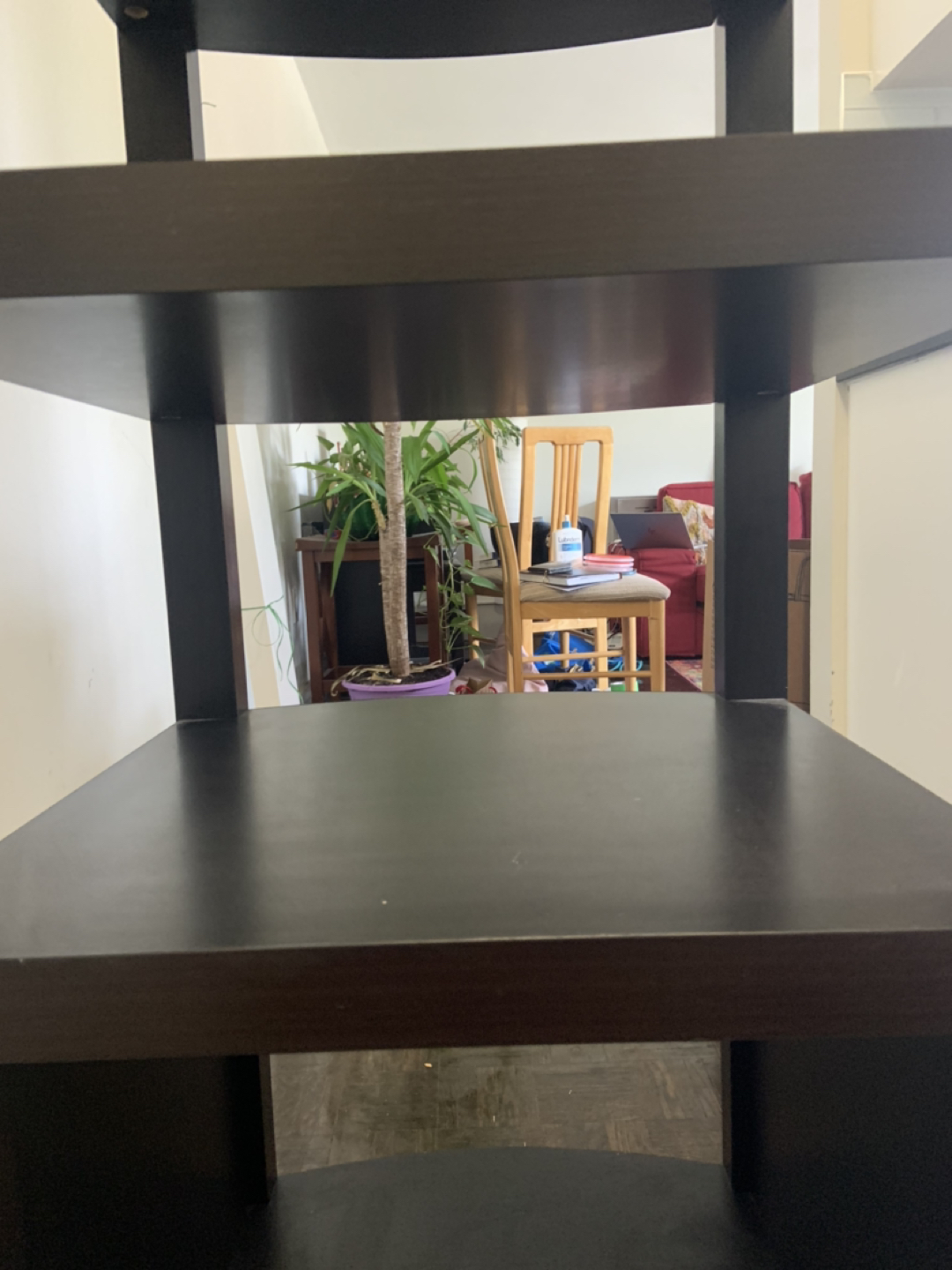 Strong wooden book shelf- moving sale( contents not included) - photo 4