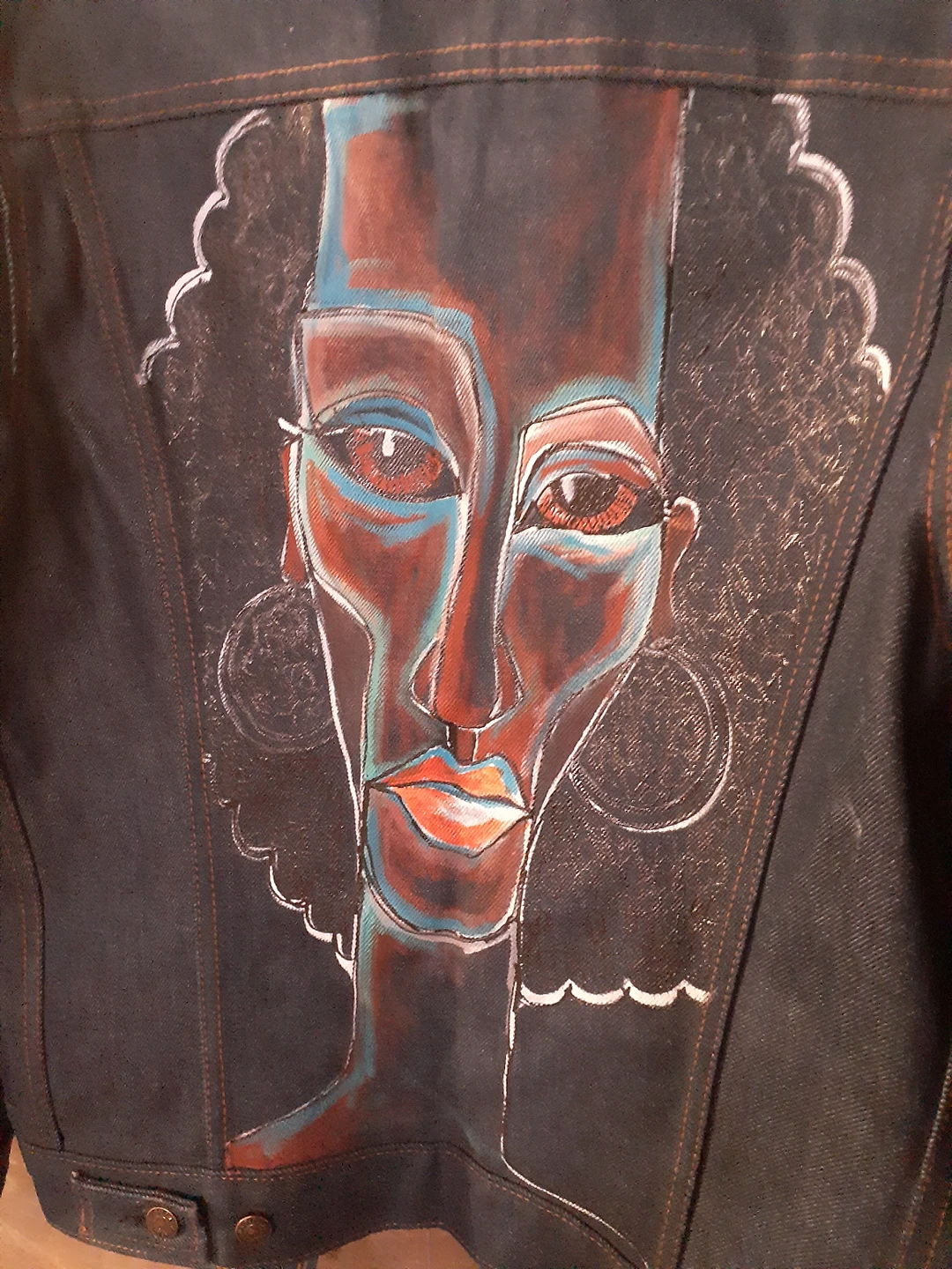 Denim jacket, customized - photo 5