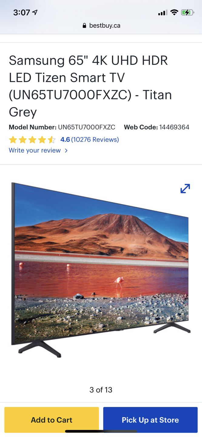 BNIB 65” Samsung 4K UHD TV - photo 3