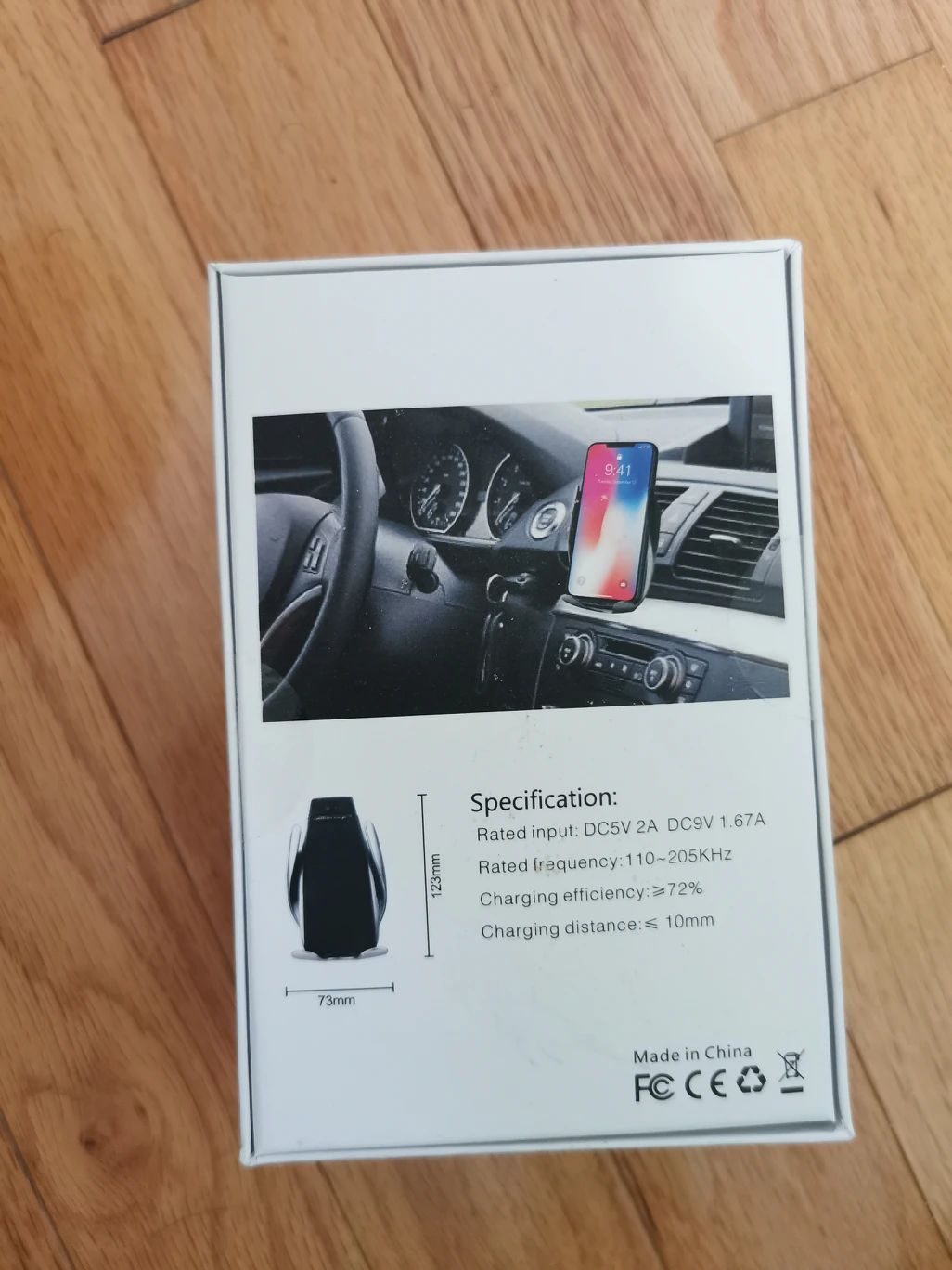 unsealed wireless phone charger for car - photo 3