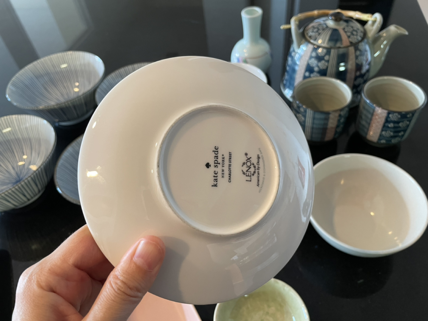 Tea pot set. Bowls. Plates. etc image indicator(4)