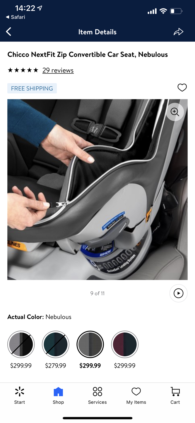 Car Seat Chicco NextFit Zip Convertible  - photo 4