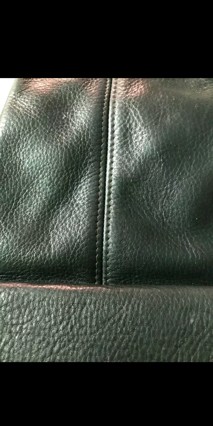 genuine leather real Emerald green cross body bag image indicator(3)