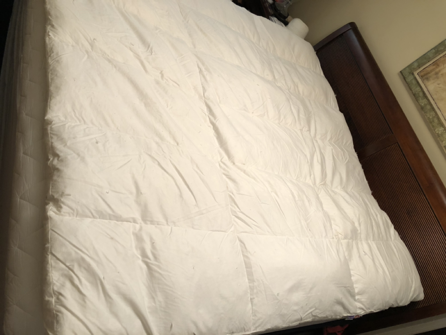 Cuddle-Down Feather Bed topper King size  thumbnail