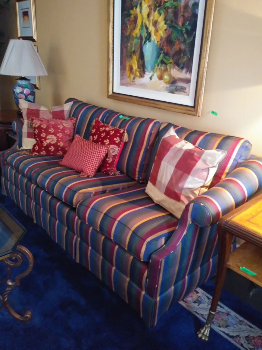 Striped Sofa - photo 2
