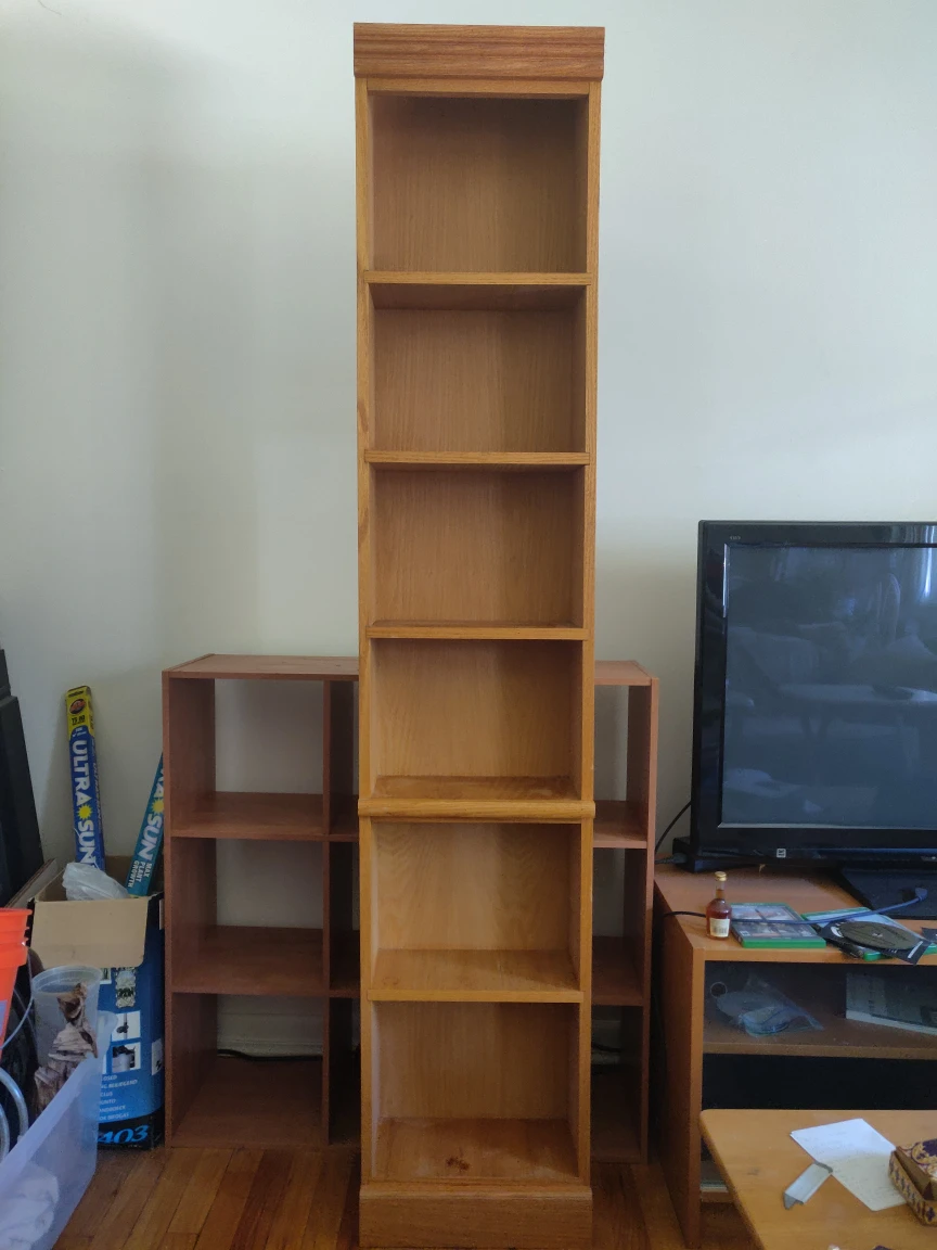 Tall Bookcase/shelf