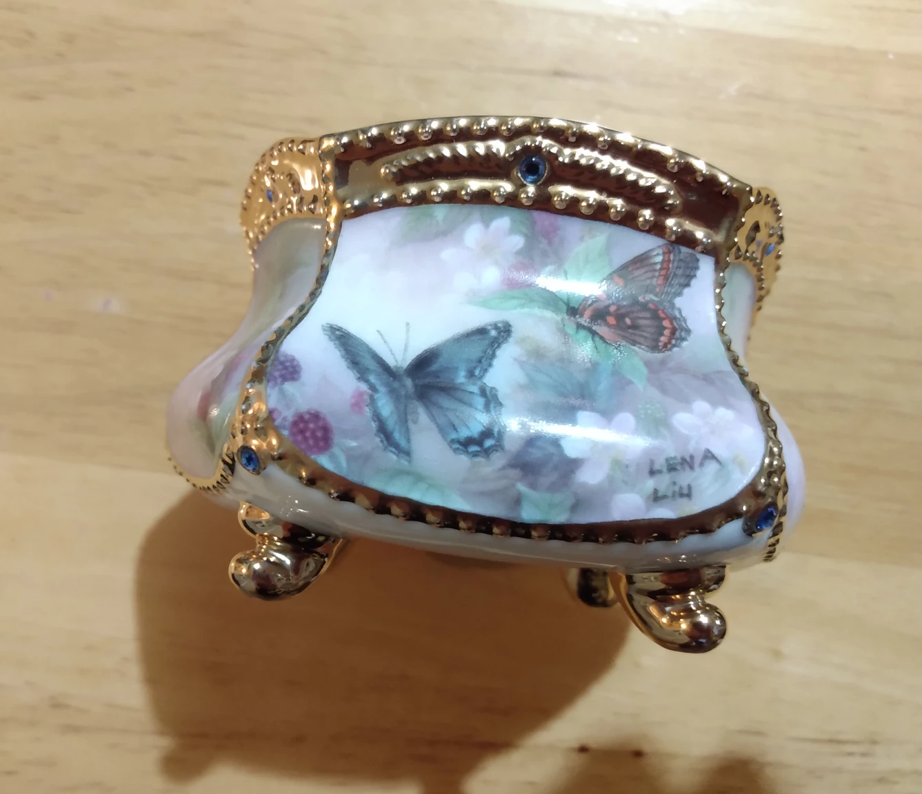 Butterfly Music Jewelry Box