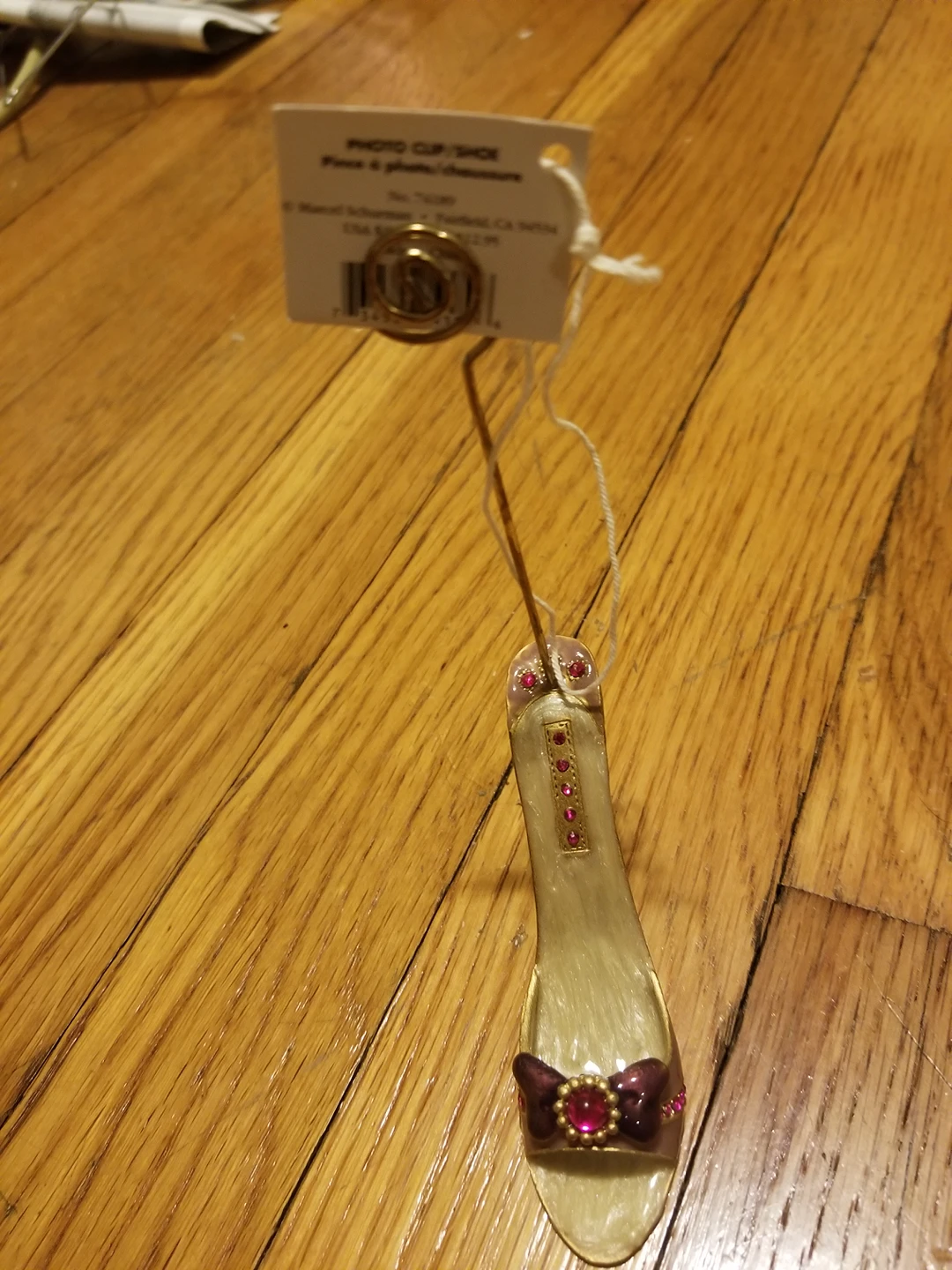 Small shoe shaped picture holder - photo 4