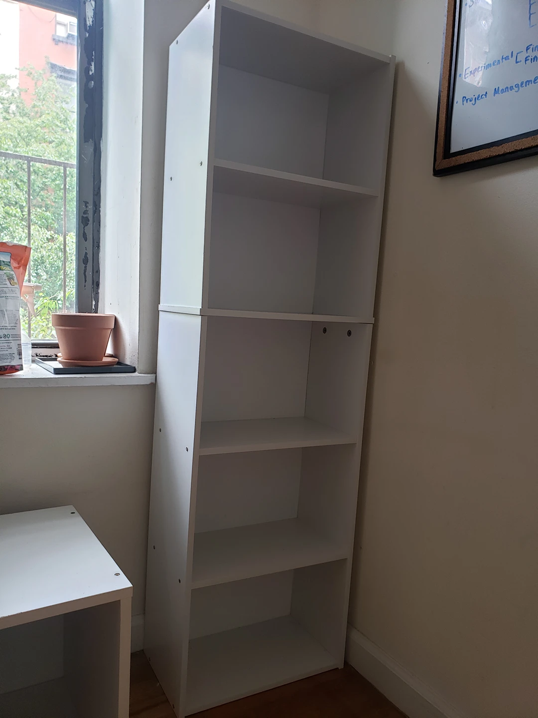 White Bookshelf
