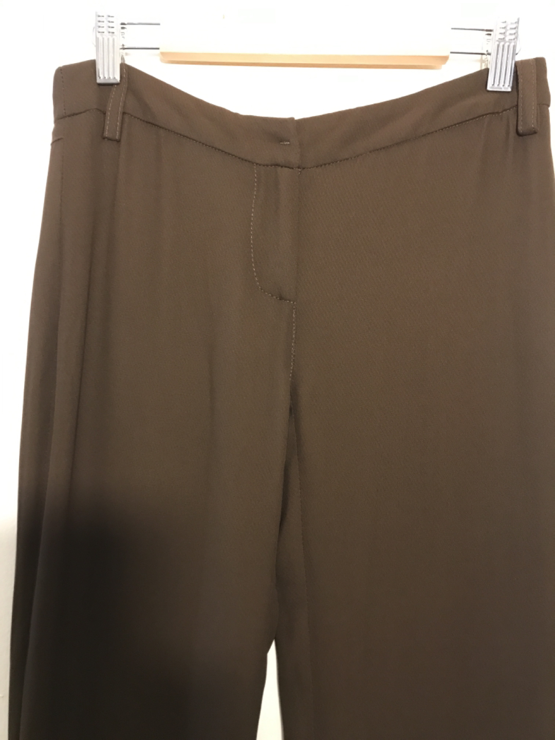 Patrizia Pepe sleak pants, brown(38)low rise - photo 2