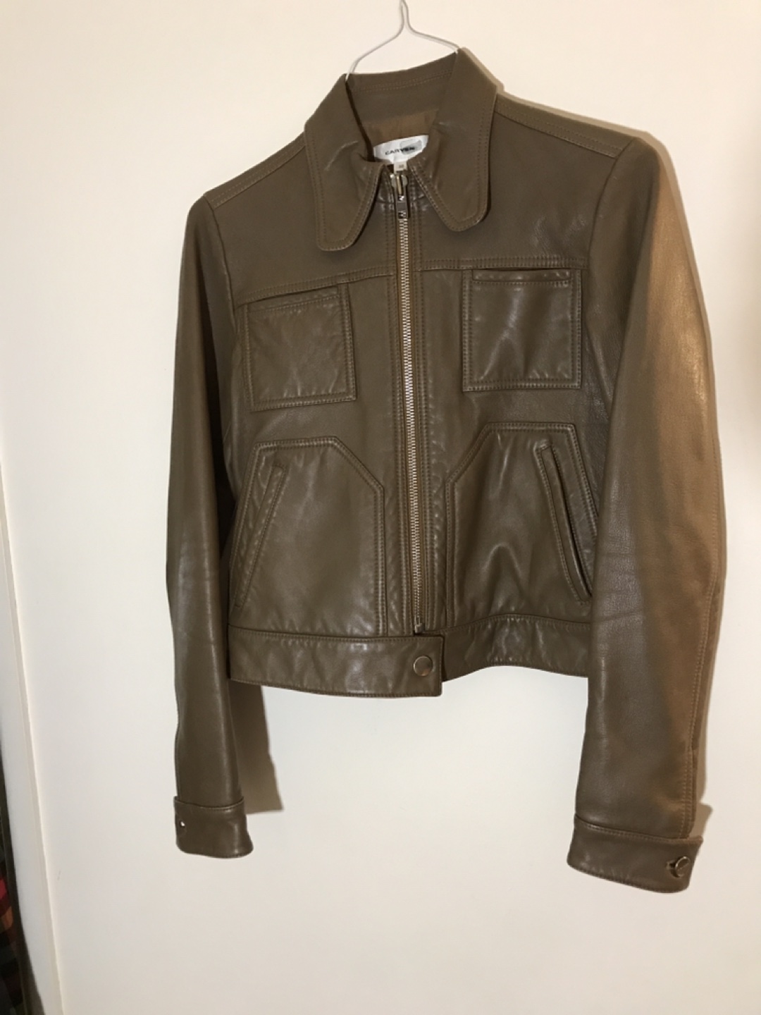 Carven lamb leather jacket - photo 3