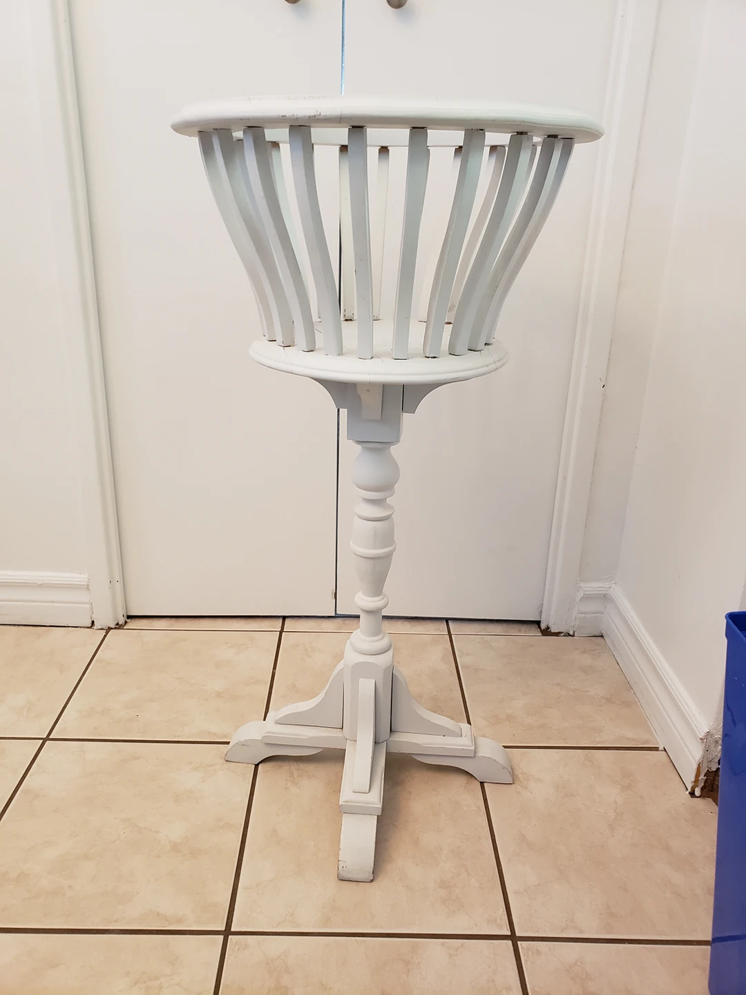 wood plant stand