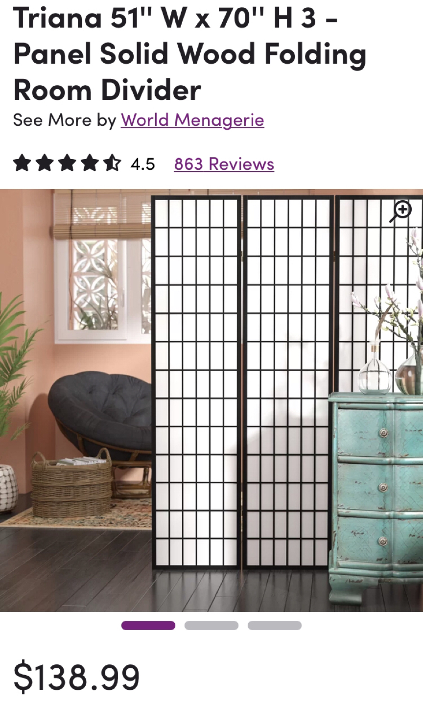 Foldable Room divider