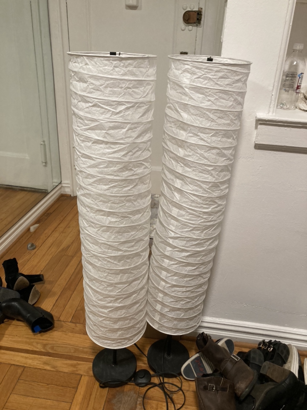 Paper lantern IKEA floor lamps