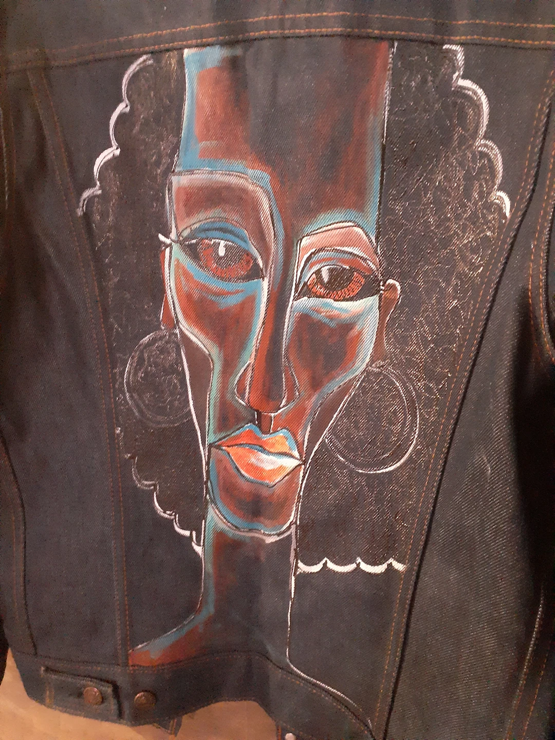 Denim jacket, customized - photo 3