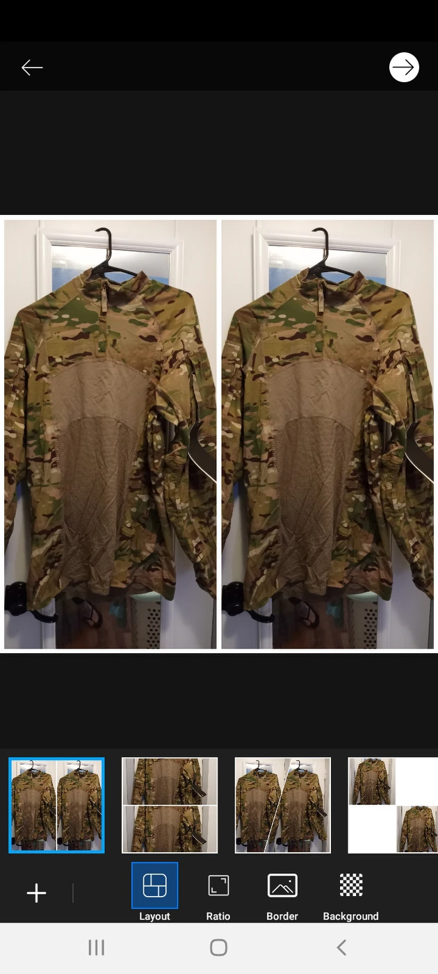 combat multicam top
