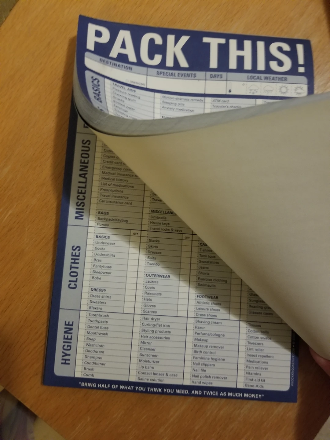 Pad of Packing Sheets - photo 2