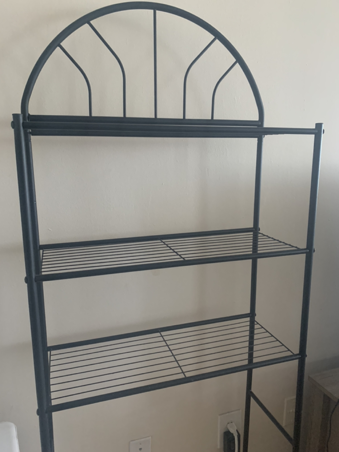 Over the toilet storage/ plant shelving unit 