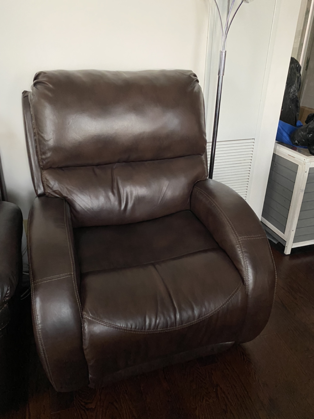 Chocolate Brown Rocking Chair with reclining function thumbnail