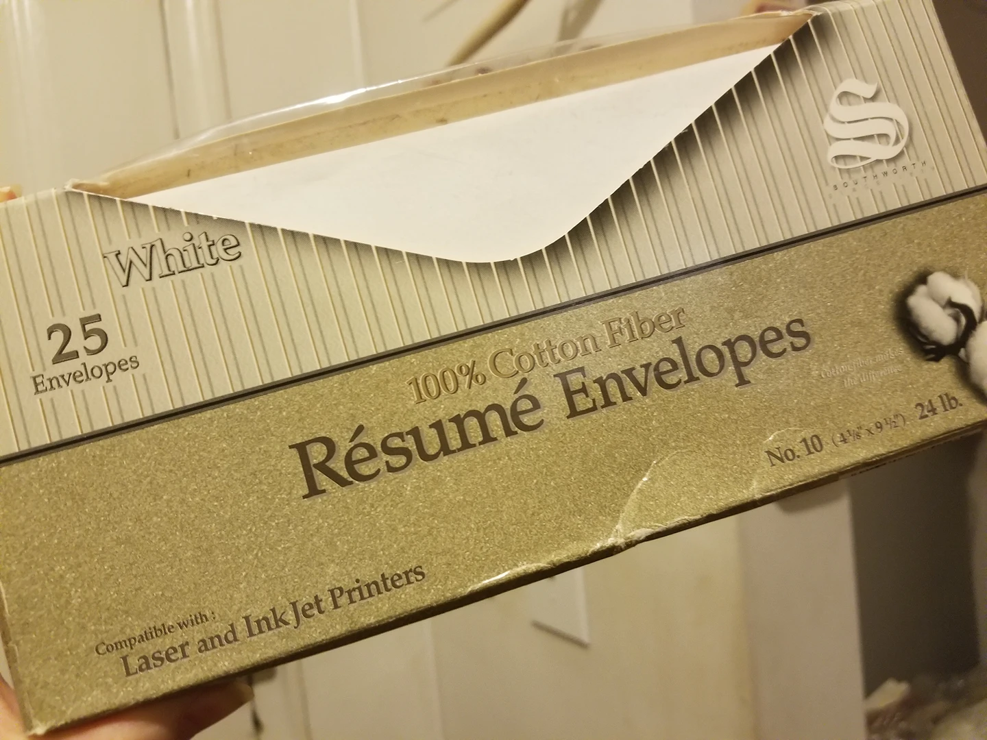 Super nice white #10 envelopes