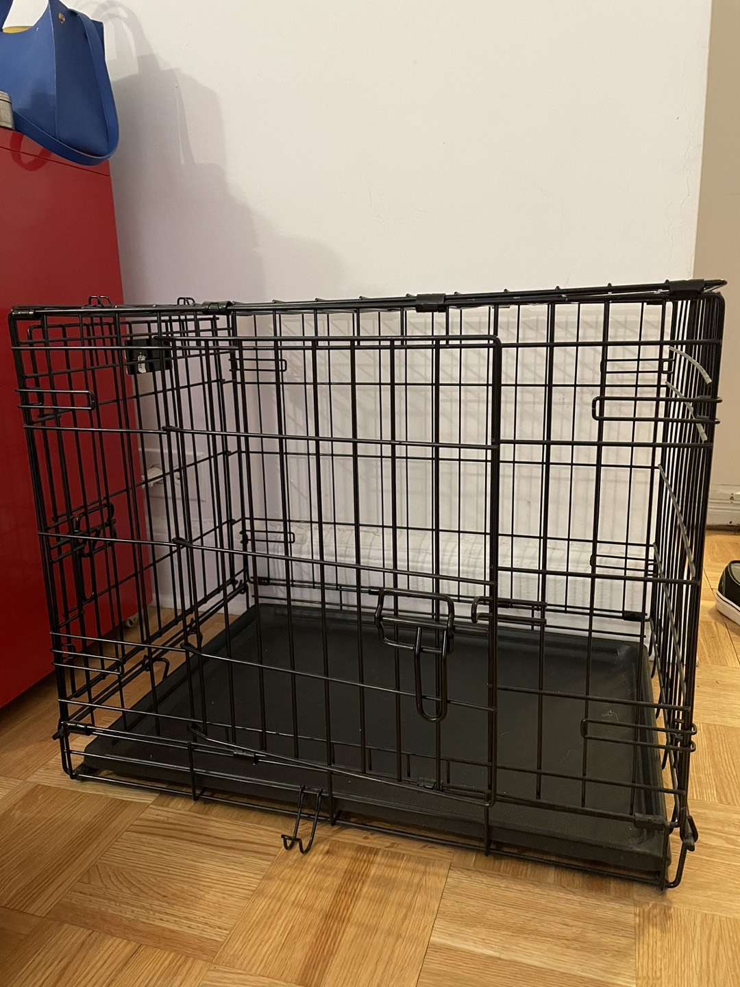 Midwest brand dog crate (foldable, and with removable divider) 