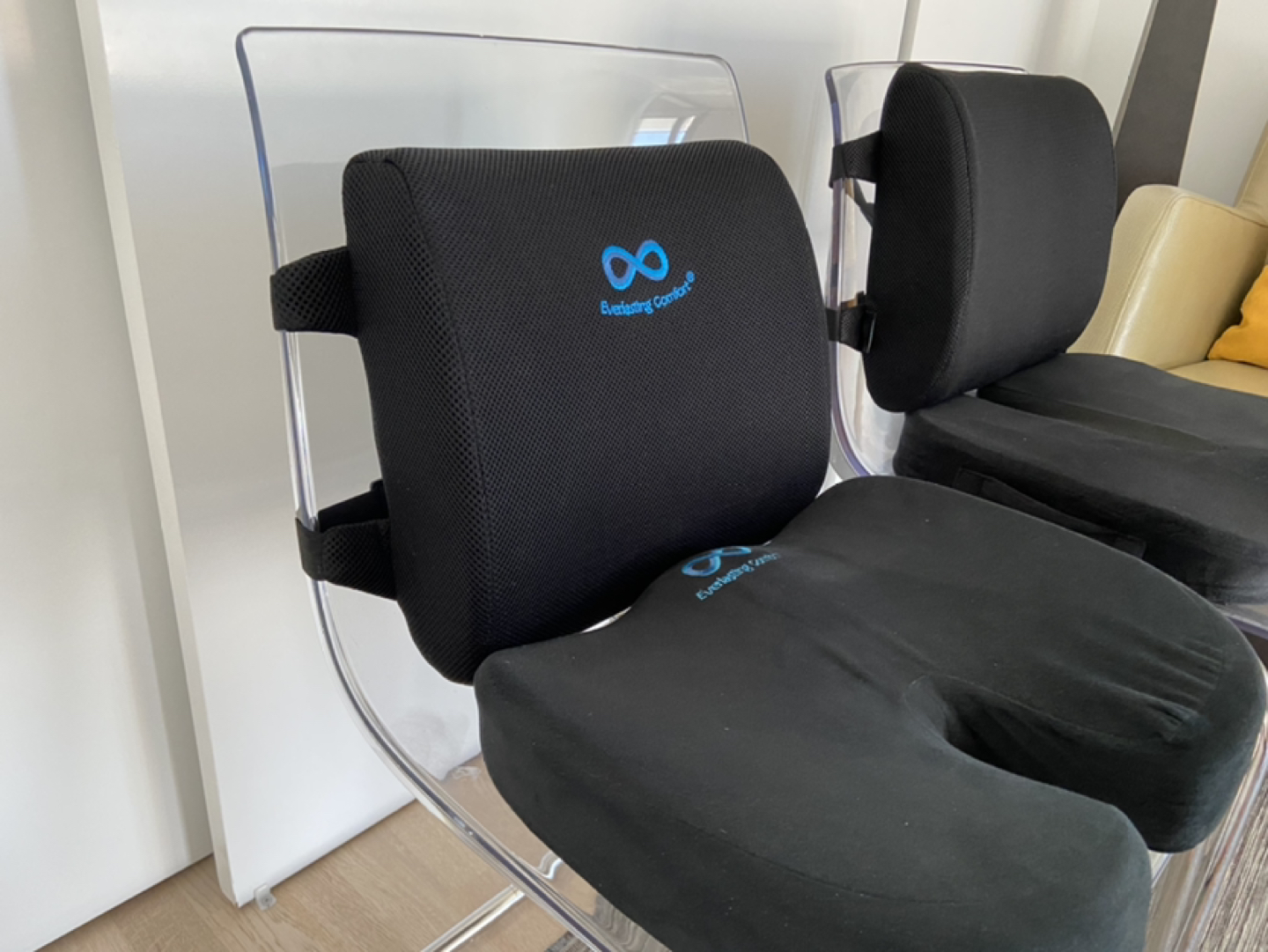 Memory Foam Lumbar support cushion set 