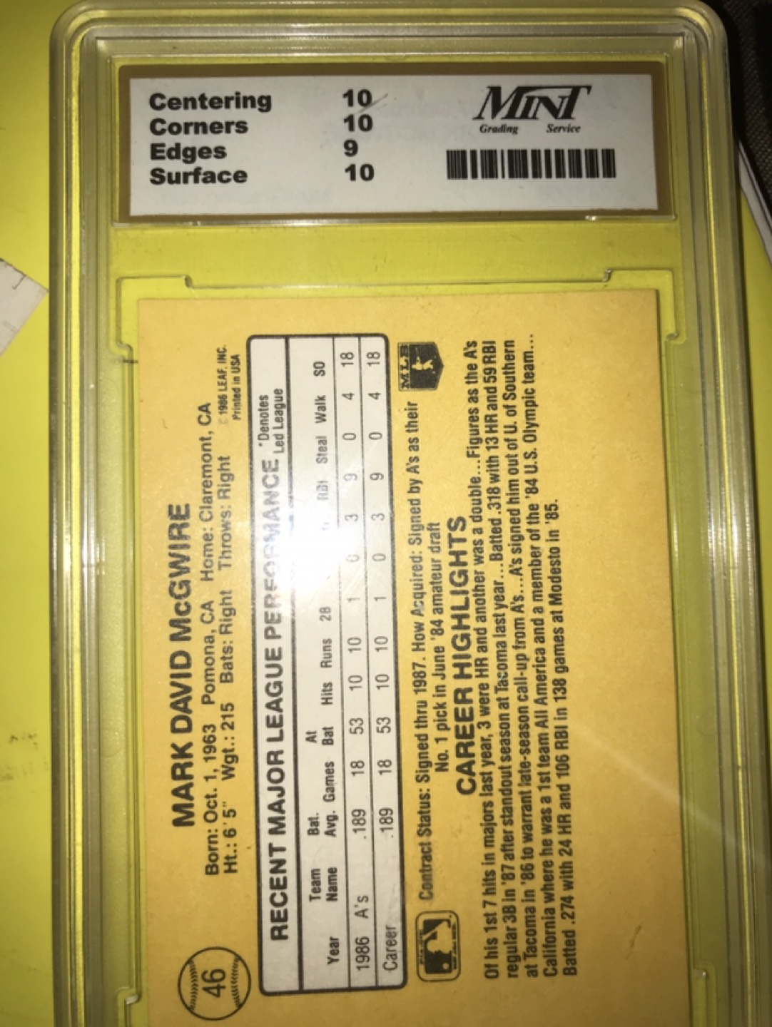 Baseball Card  - photo 2