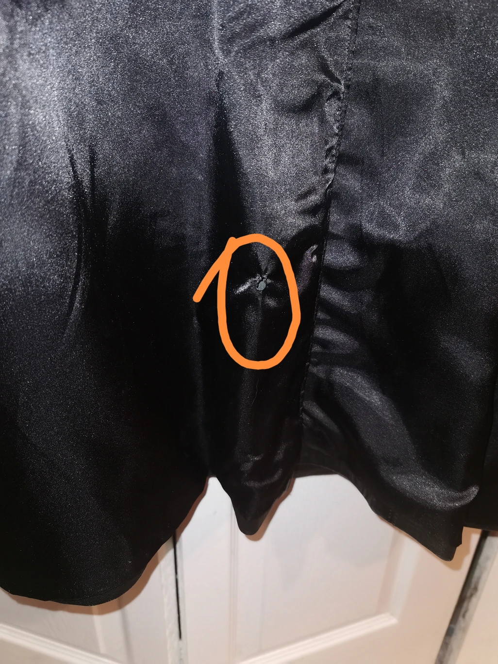 Long Black Leather Jacket image indicator(8)