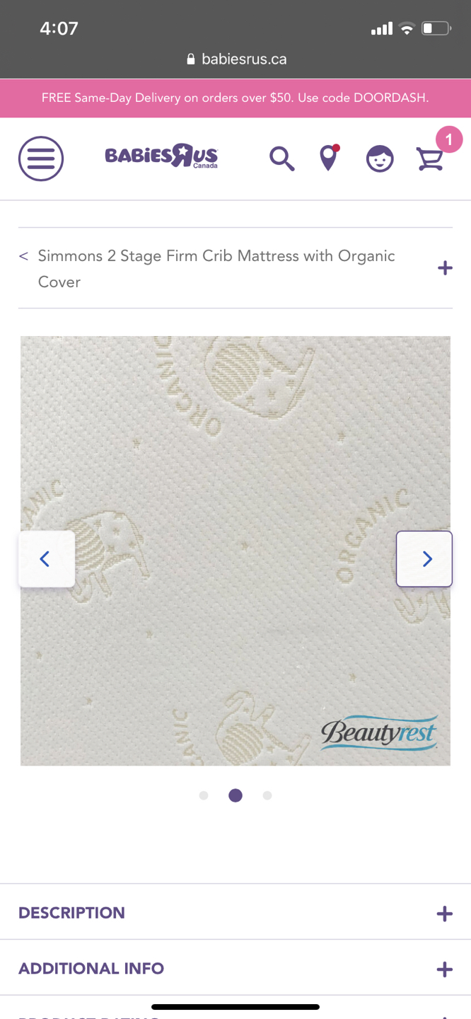 Brand new baby mattress  - photo 2