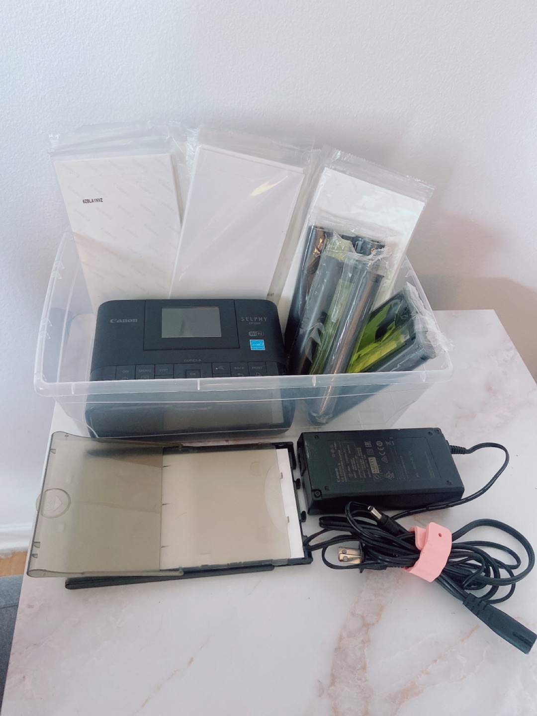 SUPER COMPLETE KIT: Photo Printer Cannon Selphy CP1200 thumbnail
