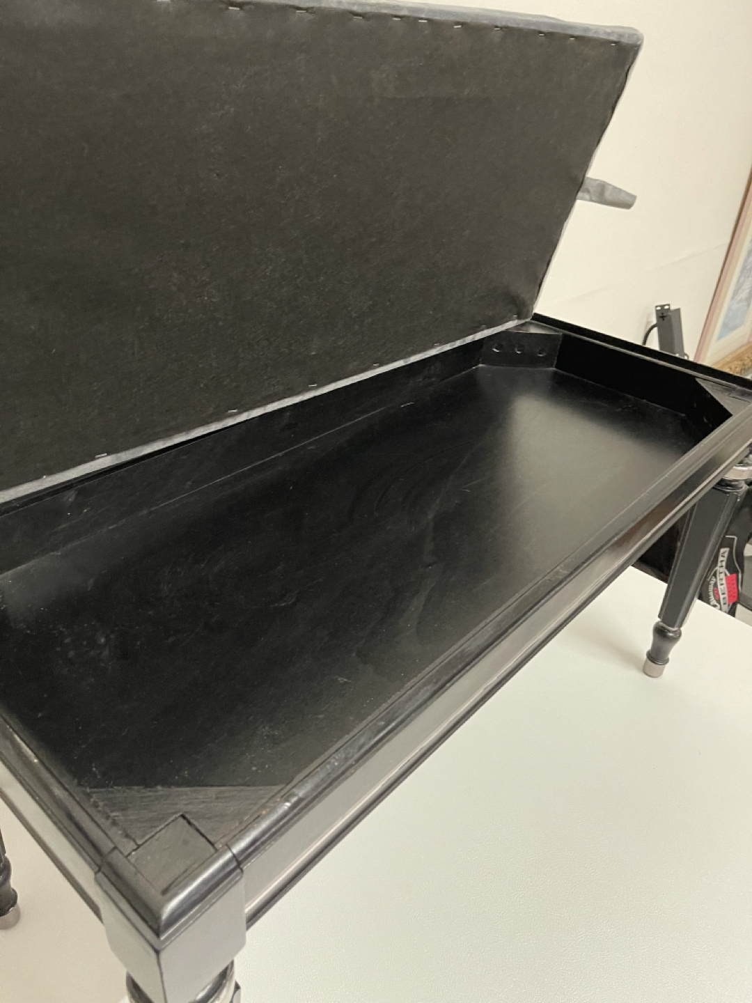 Entry bench with padded seat thumbnail