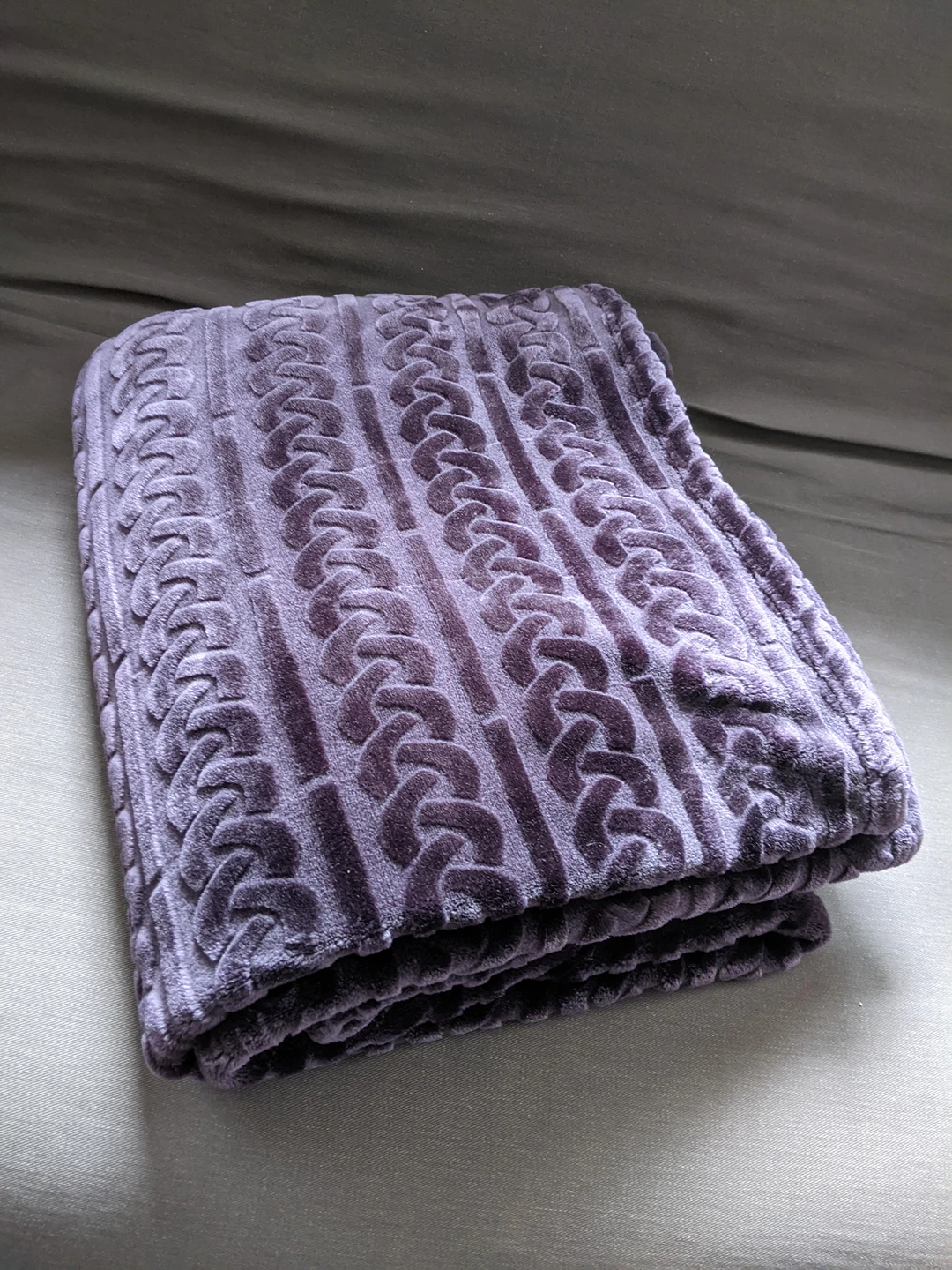 Twin size Purple Soft Throw Blanket thumbnail