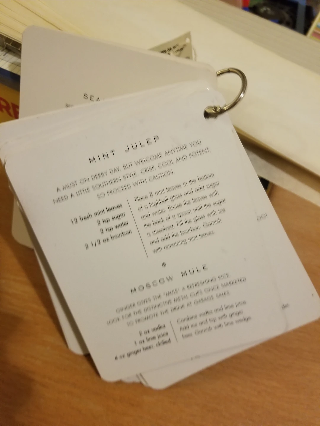 Drinks Recipes Cards - photo 2