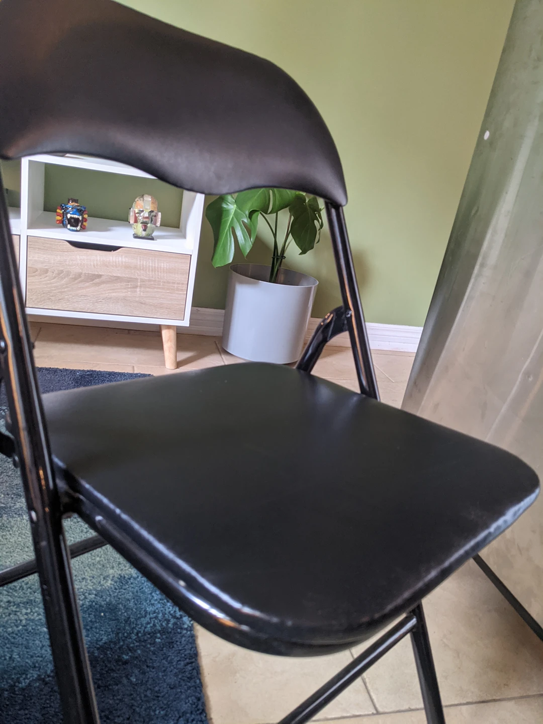 Cushioned Metal Folding Chair - photo 2