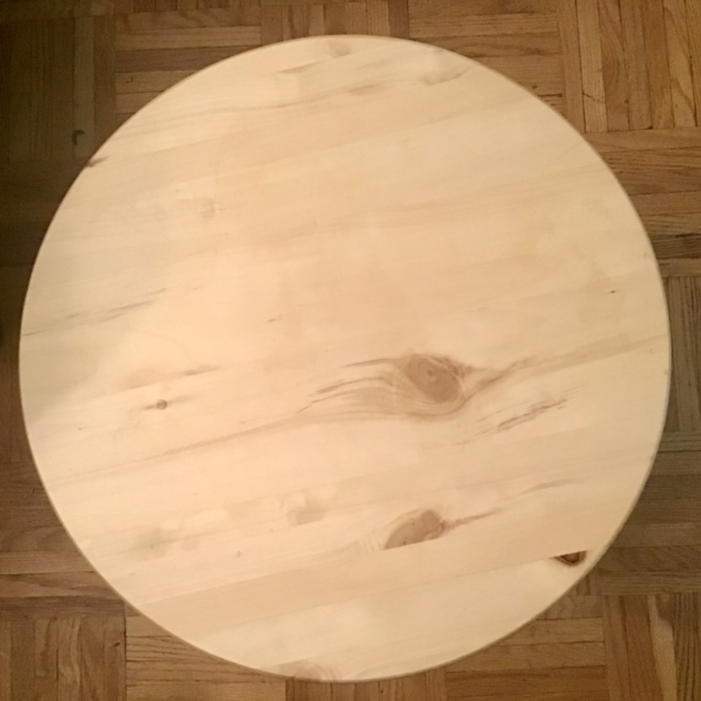 Wood revolving cake stand 16 inches thumbnail