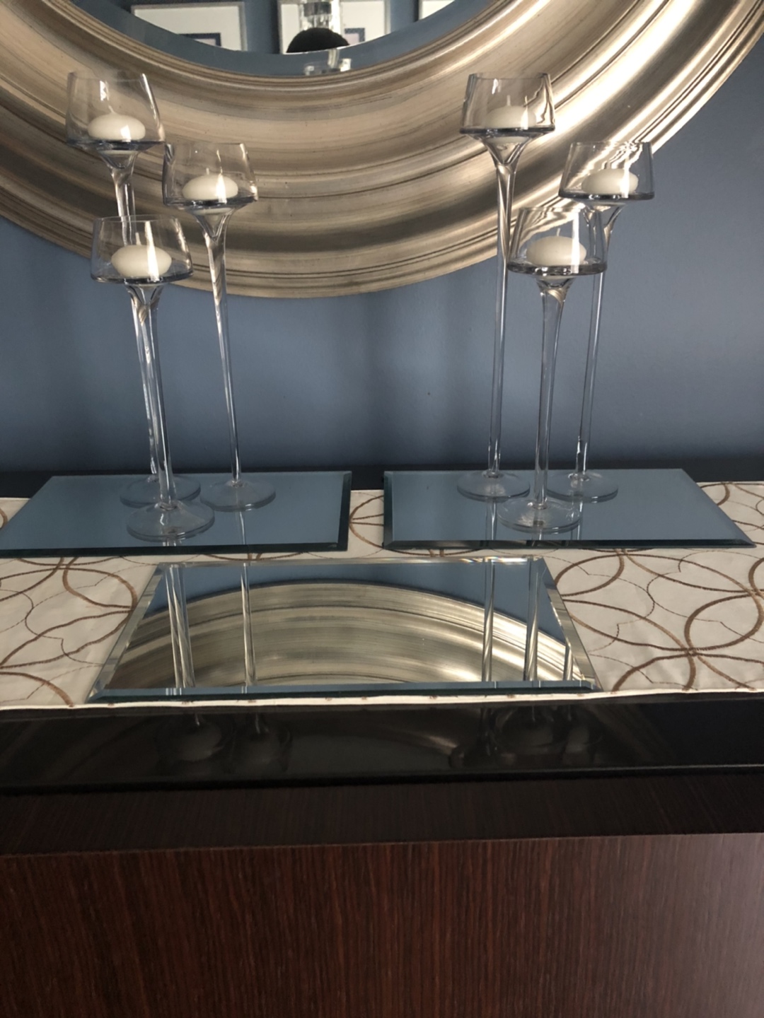 Decorative Candle Holders/Mirrors Combo thumbnail