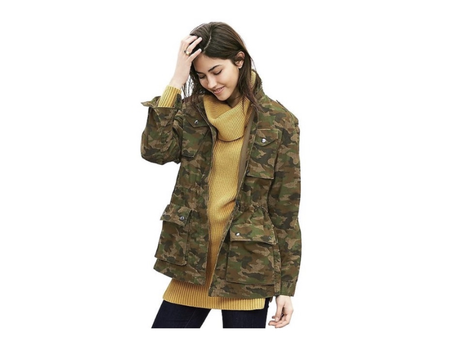 Banana Republic Camo Jacket Large