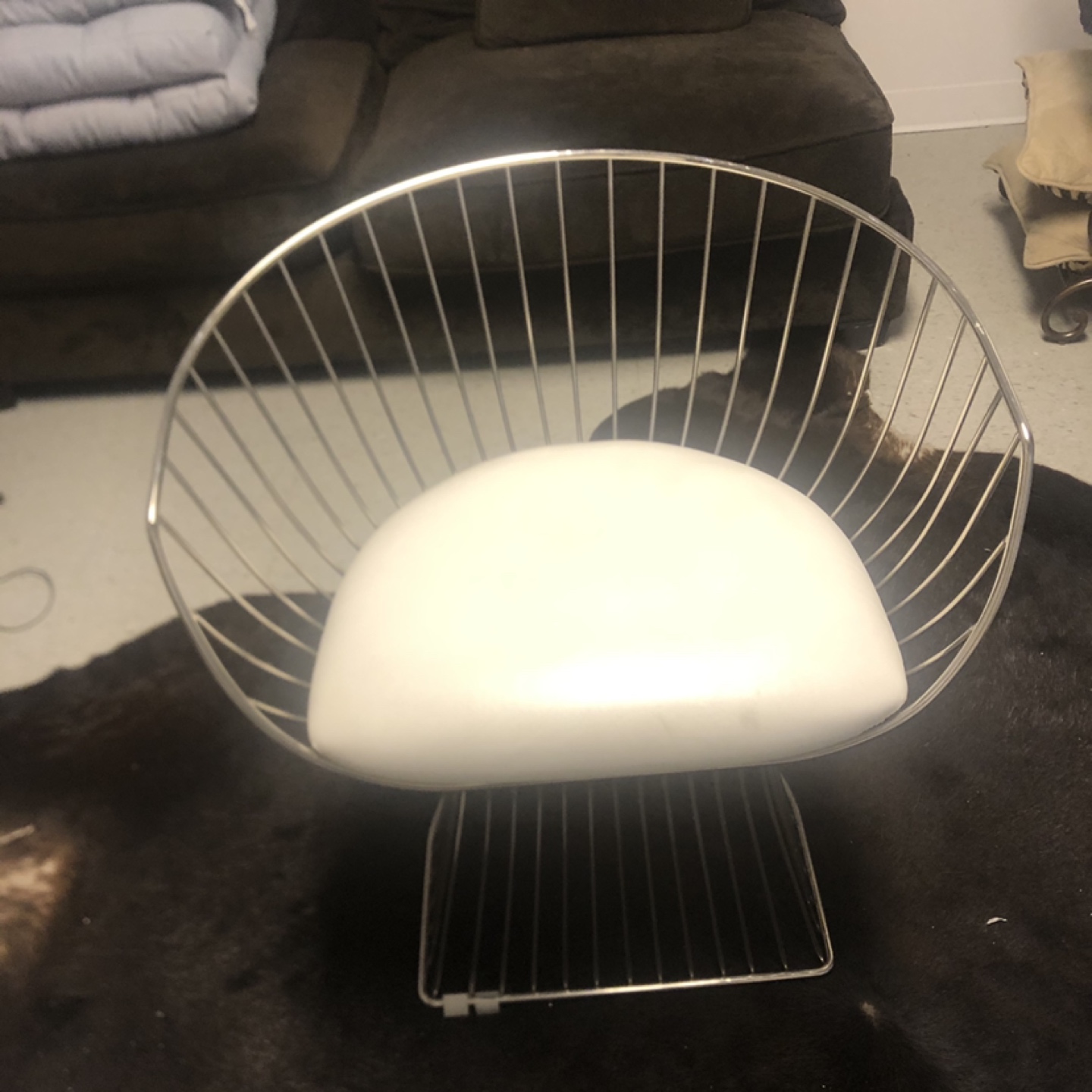 Chrome accent chairs thumbnail