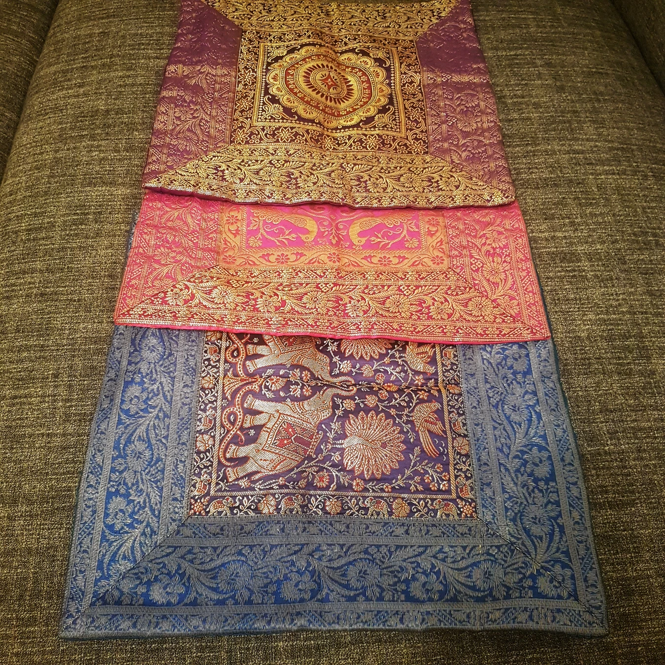 Vibrant Embroidered Pillow Cases - photo 2